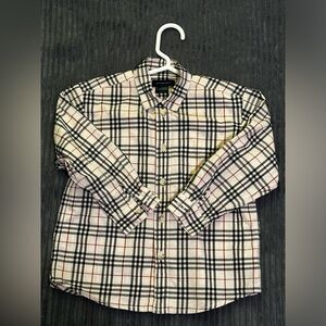 BURBERRY Boys Classic Button down shirt SZ 4
